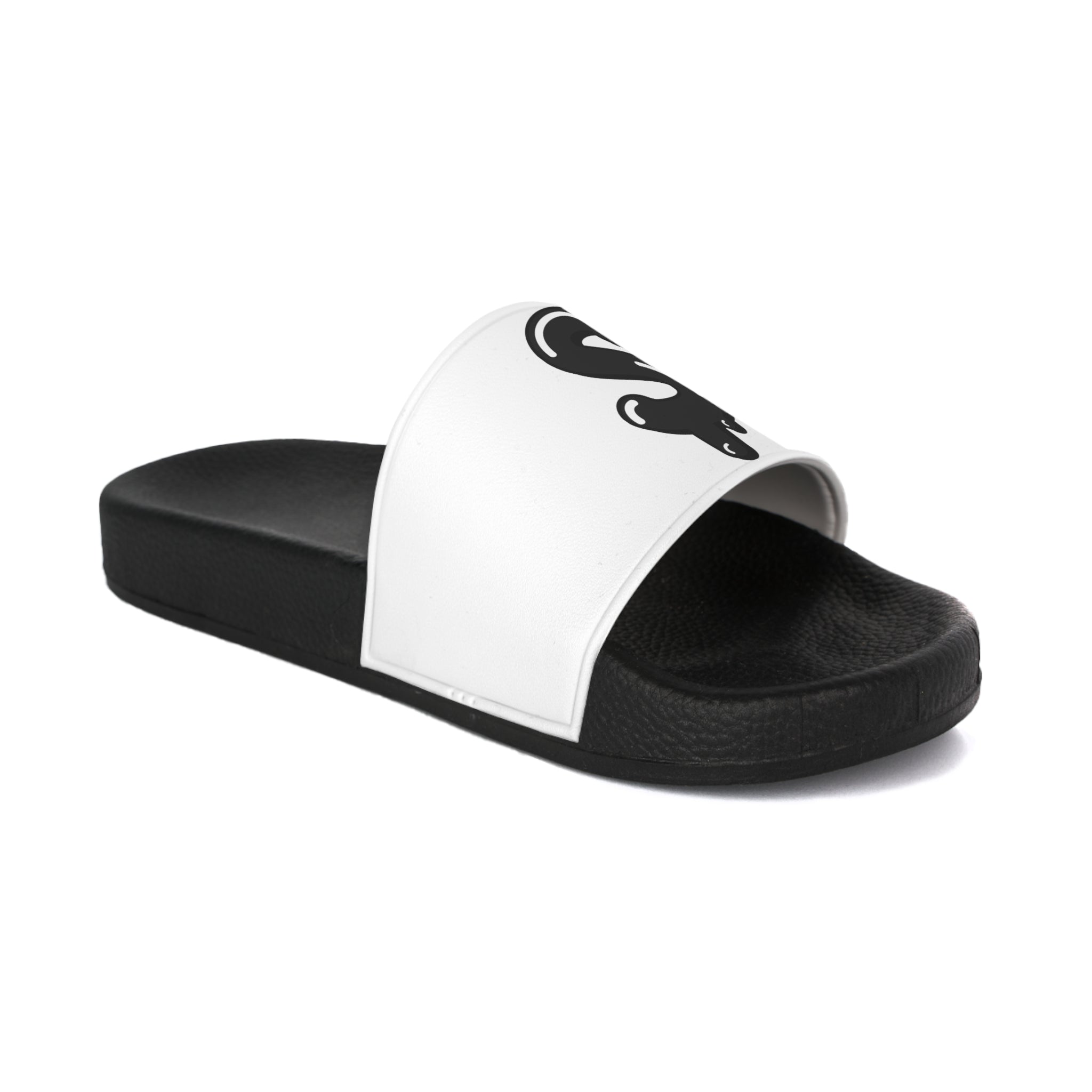 The Slime Shop Slides — White / Black Slime $