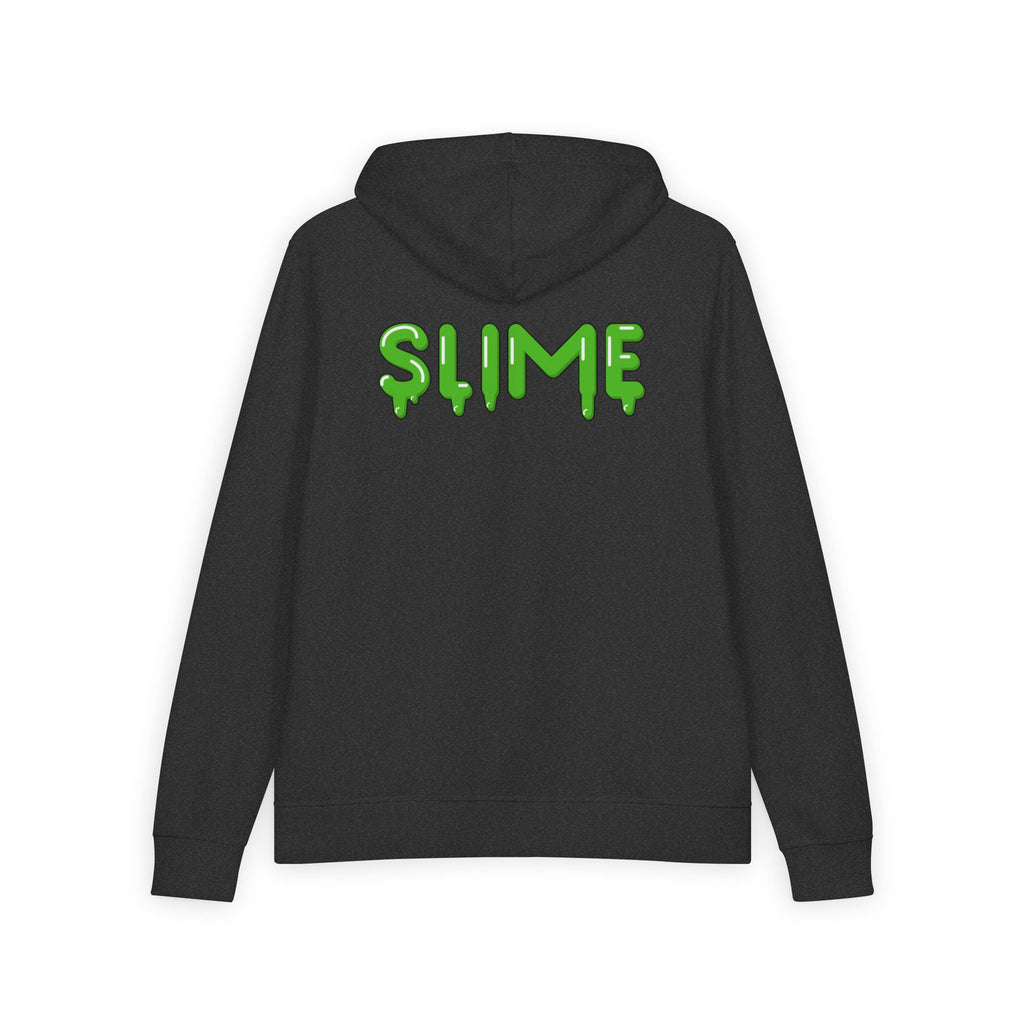 The Slime Shop Full-Zip Hoodie — Black / Green Slime In 5