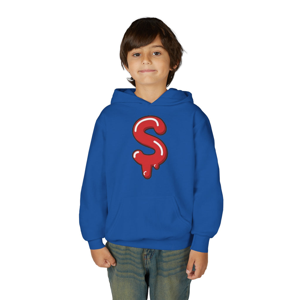 The Slime Shop Youth Hoodie — Green / Red Slime $