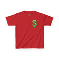 The Slime Shop Kids Tee — Royal Blue / Green Slime Sircle