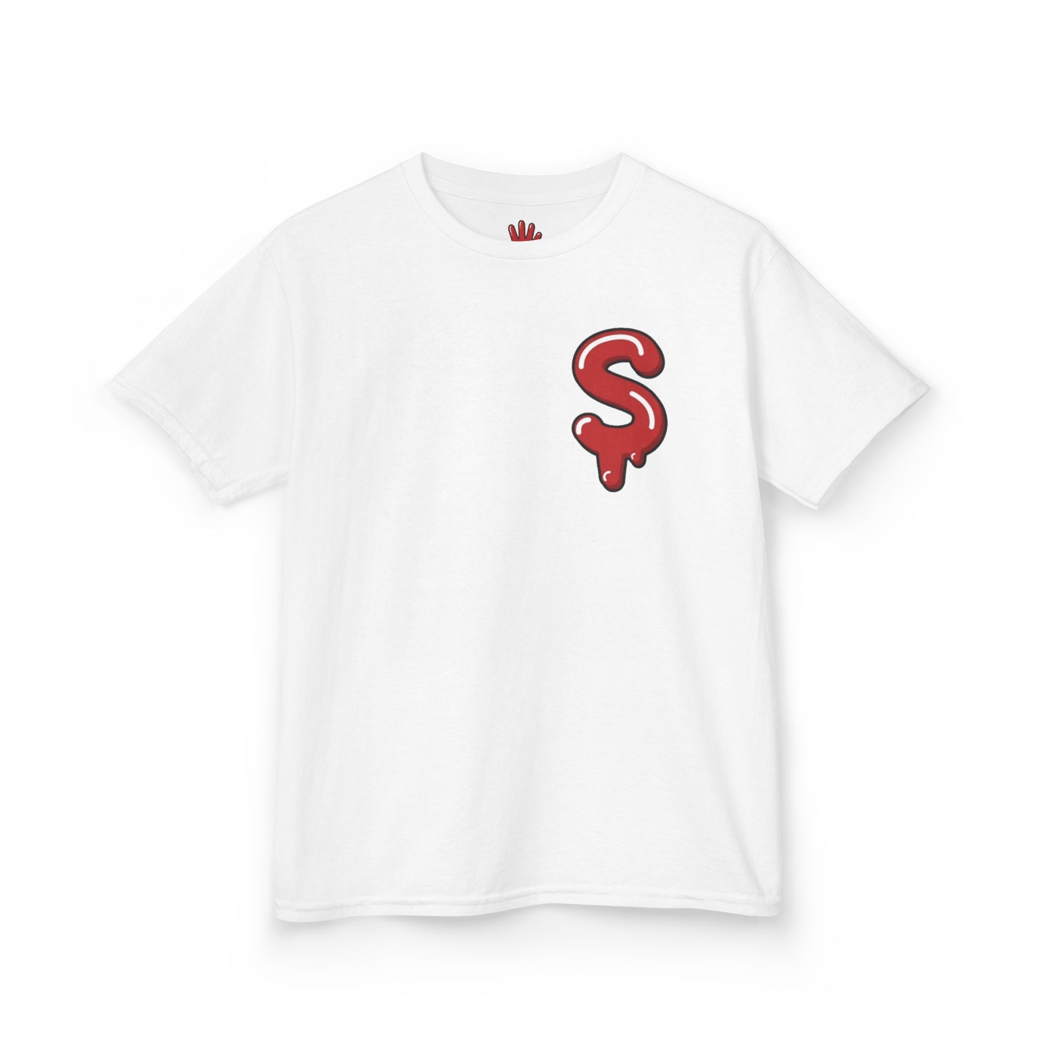 The Slime Shop Kids Tee — Green / Red Slime Sircle