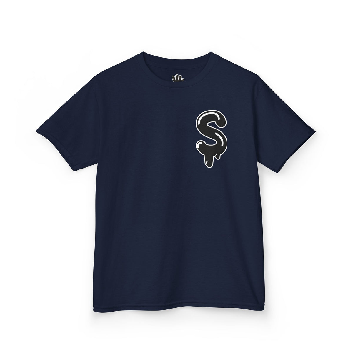 Kids Black/Slime Heavy Cotton™ Tee