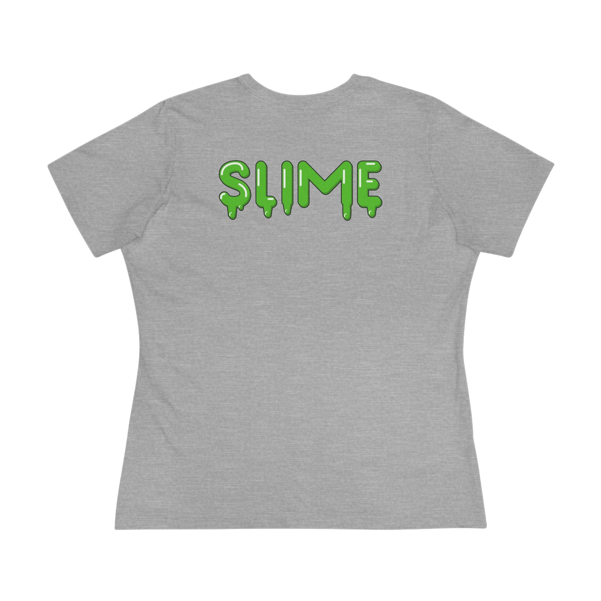 The Slime Shop Women's Tee — White / Green Slime In 5