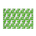 The Slime Shop Double Sided Flag — White / Green Slime S