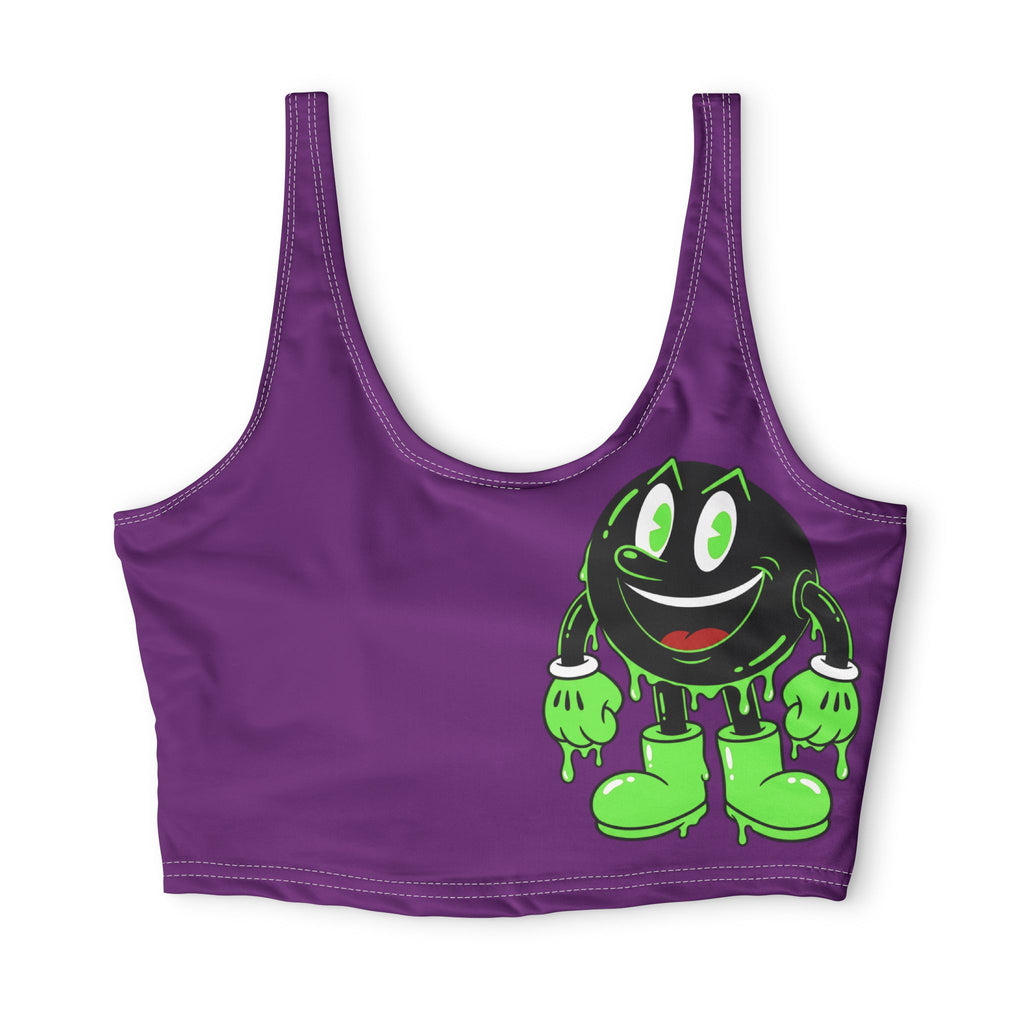Polyester Purple/SlimemanGzzz Sports Bra