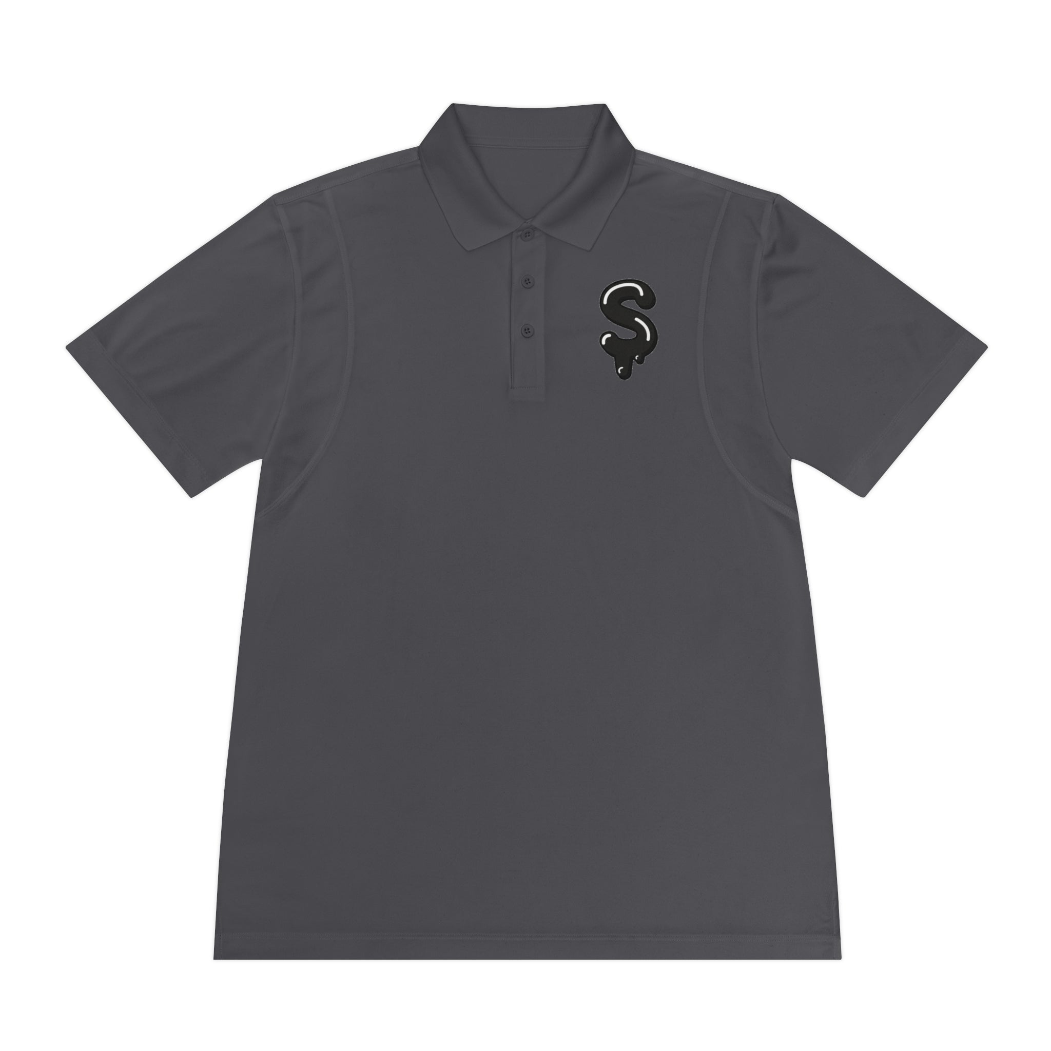 The Slime Shop Sport Polo — Lime Green / Black Slime Sircle