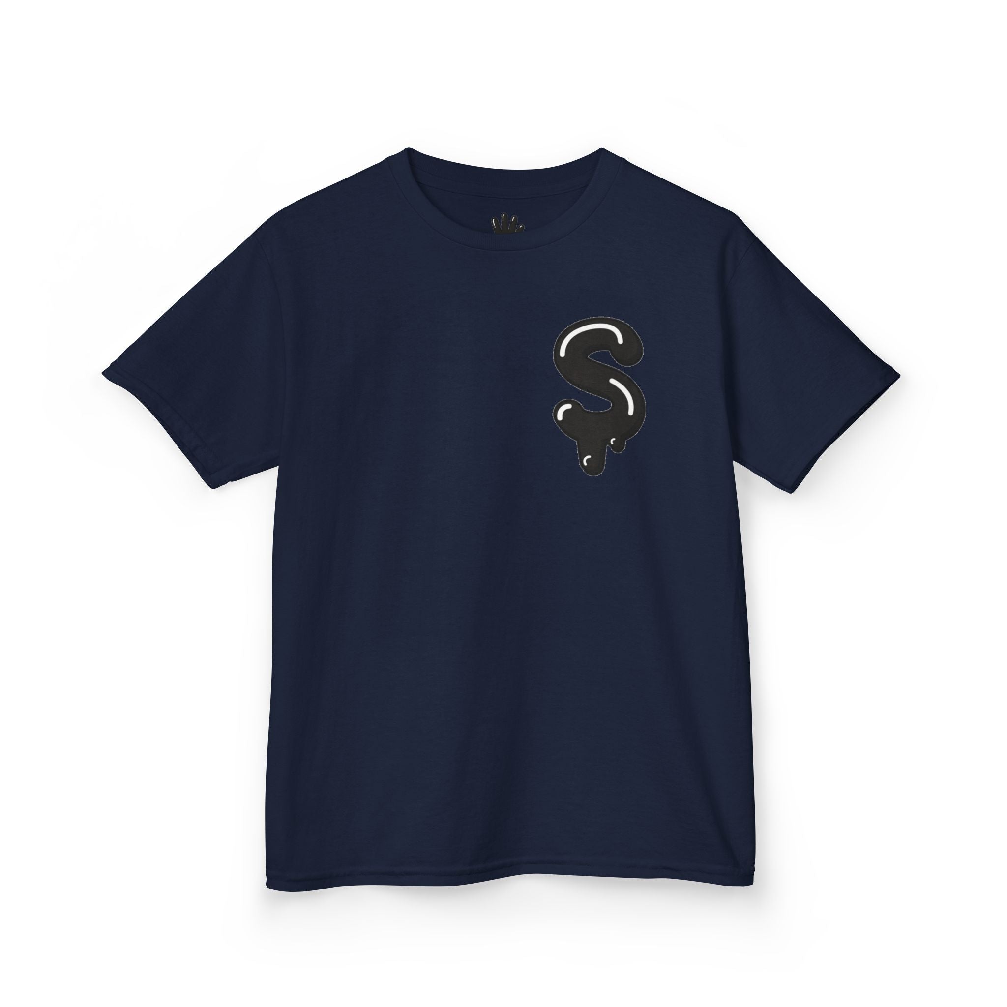 The Slime Shop Kids Tee — Grey / Black Slime Sircle