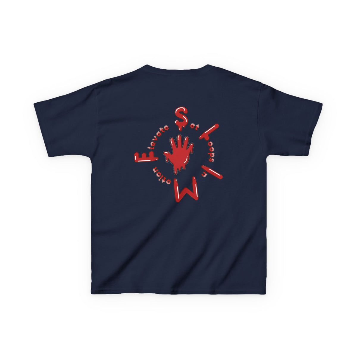 Kids Red/Slime Heavy Cotton™ Tee