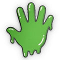 The Slime Shop Slime Hand Shaped Pillow — Green Slime In 5