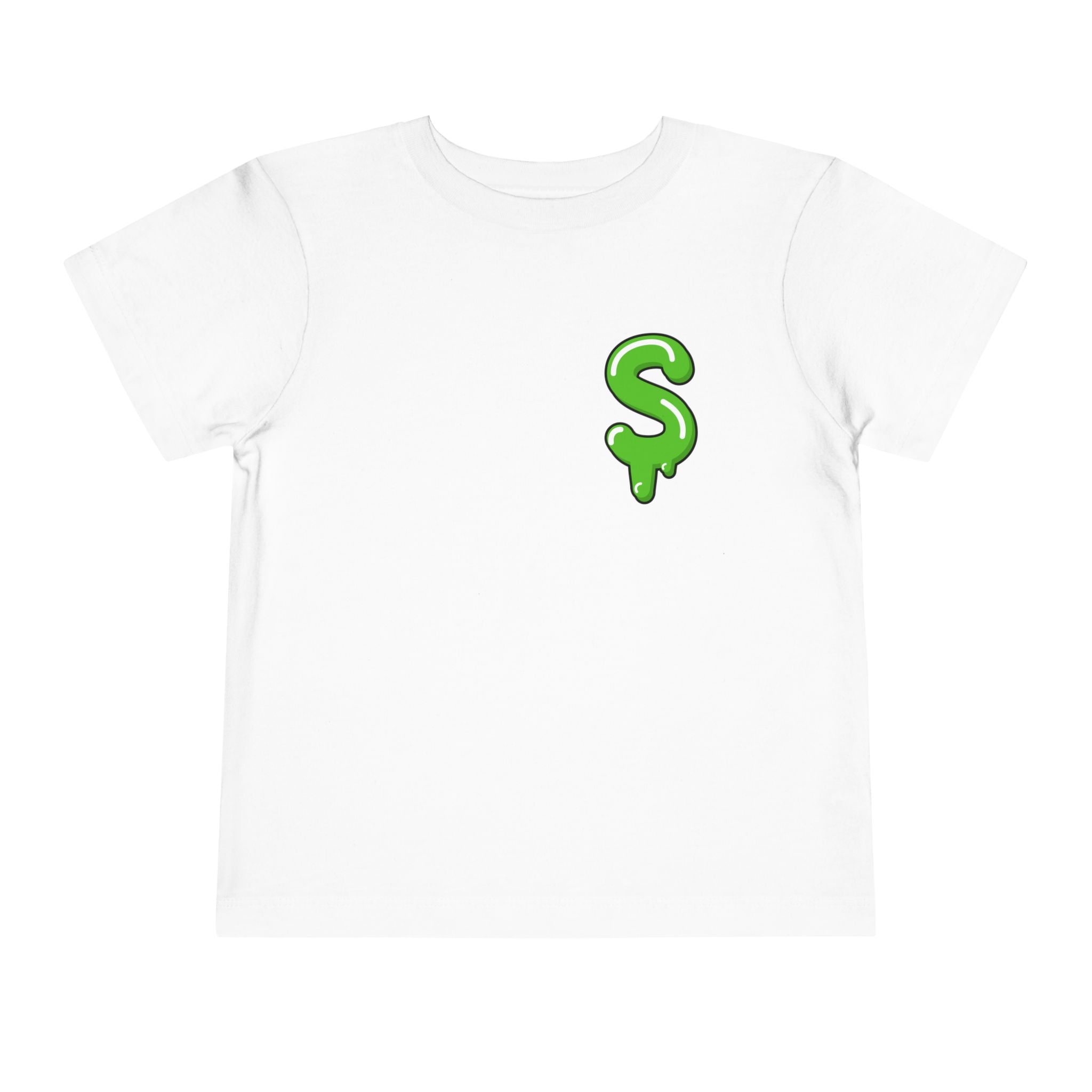 The Slime Shop Toddler Tee — Athletic Heather / Green Slime Sircle