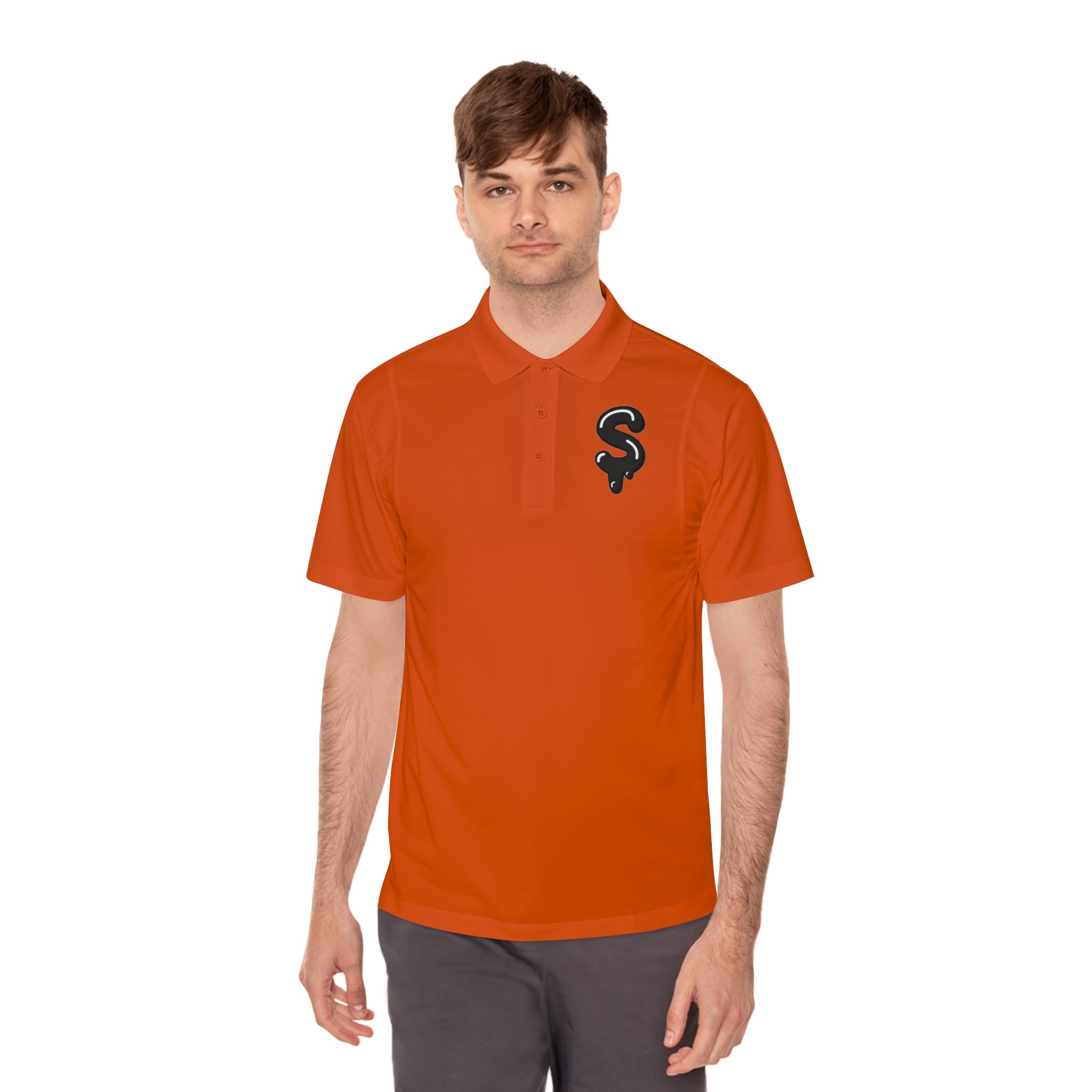 The Slime Shop Sport Polo — Lime Green / Black Slime Sircle