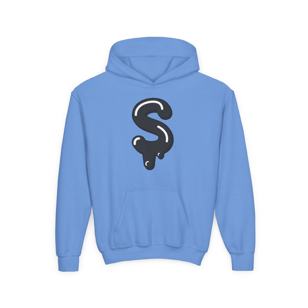 The Slime Shop Youth Hoodie — Royal Blue / Black Slime $
