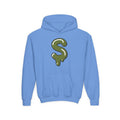 The Slime Shop Youth Hoodie — Red / Army Green Slime $