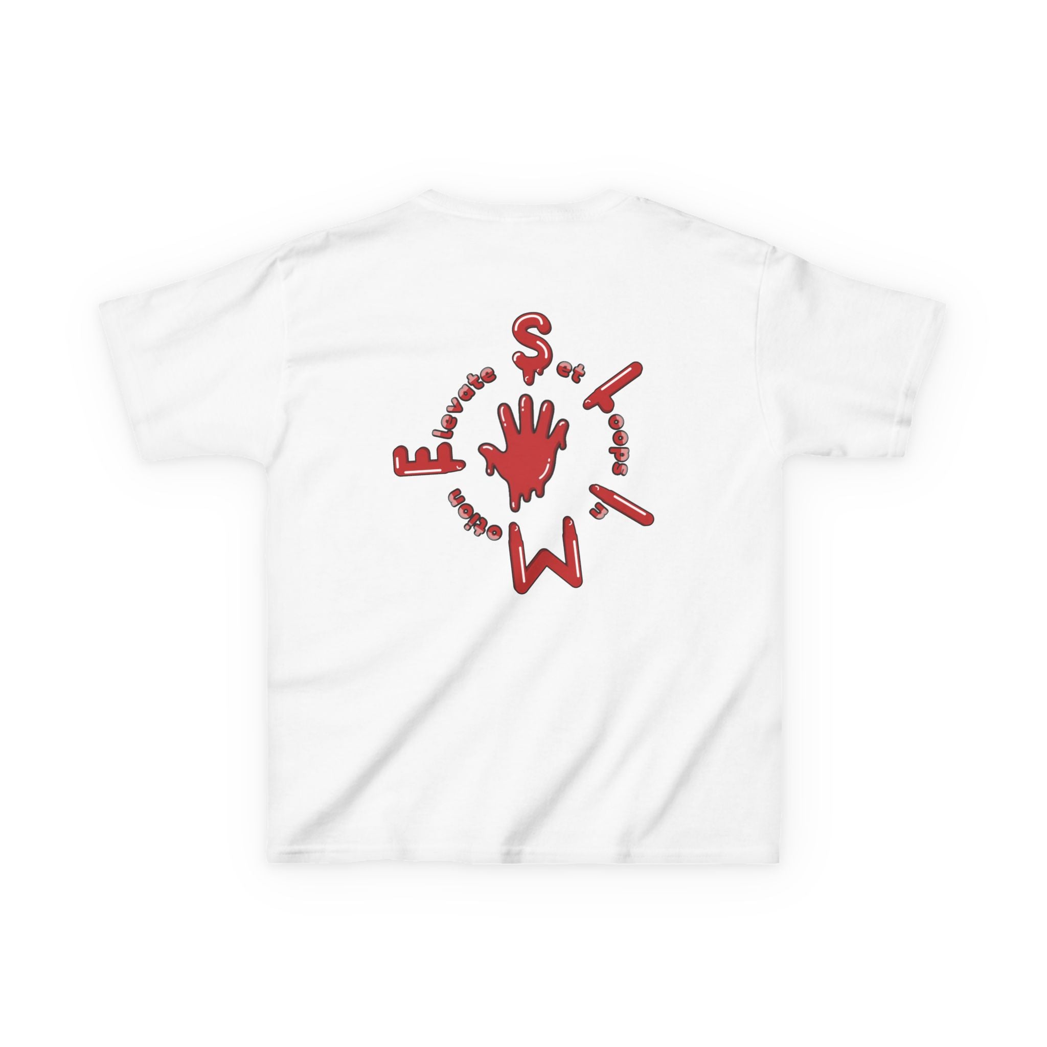 The Slime Shop Kids Tee — Green / Red Slime Sircle