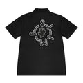 Men's Black Slime Sircle Sport Polo Shirt