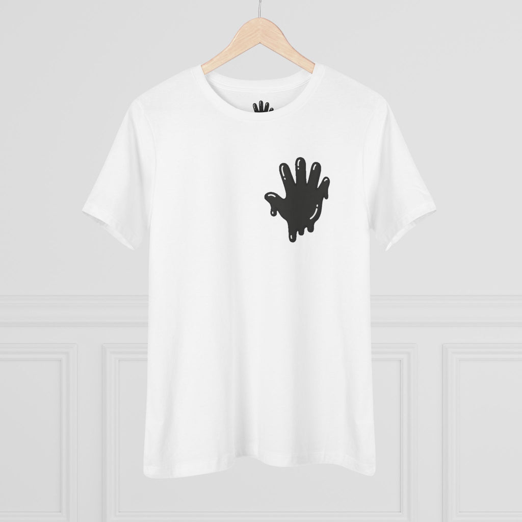 The Slime Shop Women's Tee — White / Black Slime In 5