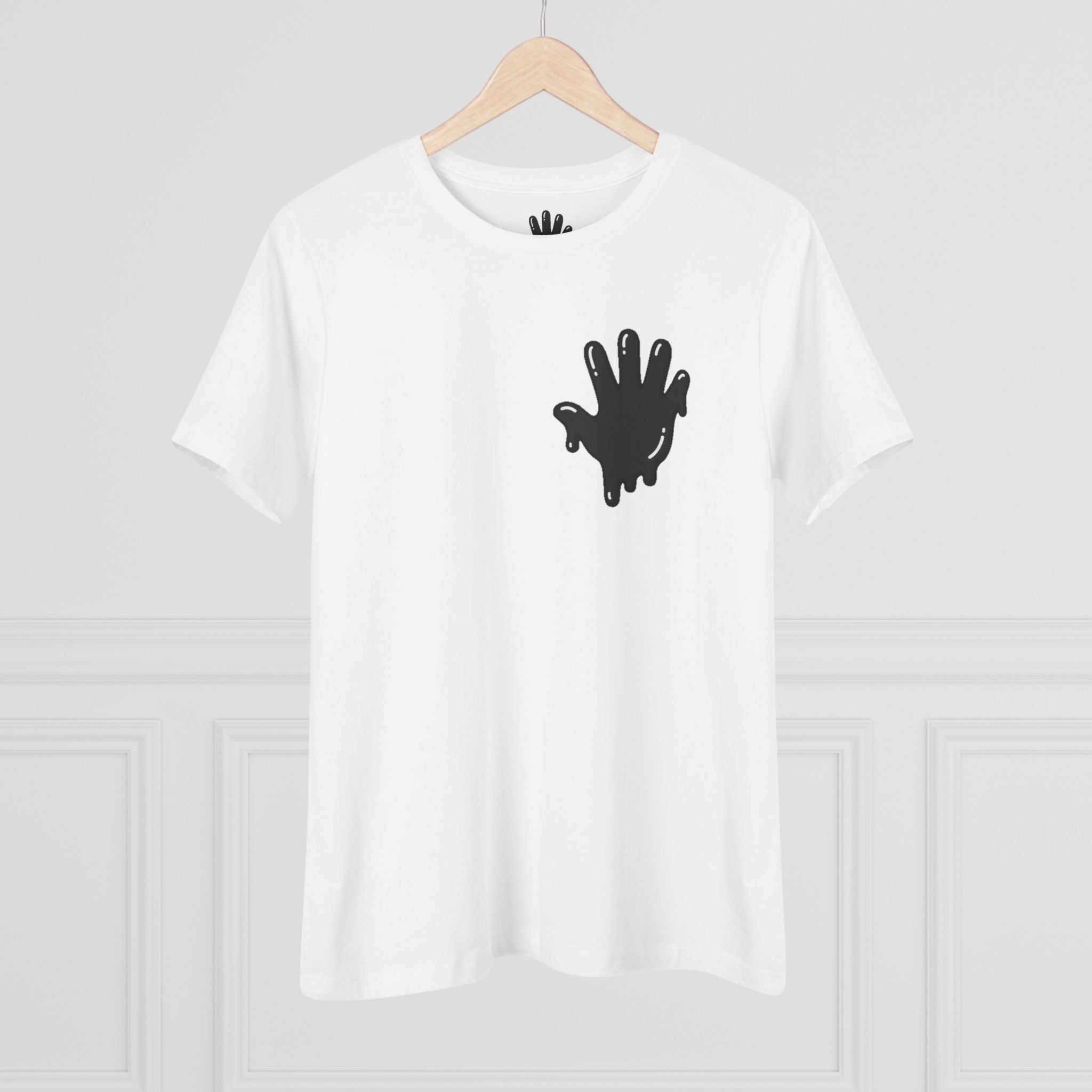 The Slime Shop Women's Tee — White / Black Slime In 5