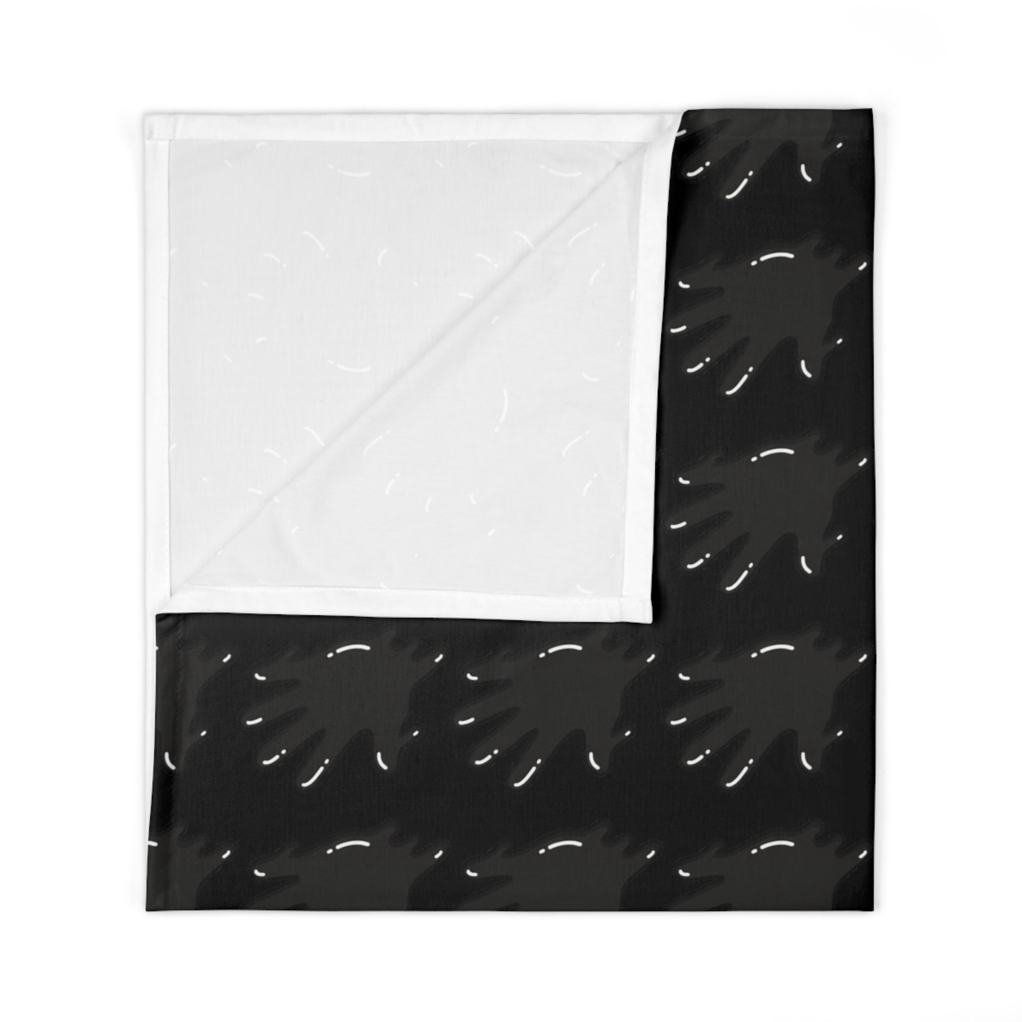 The Slime Shop Baby Swaddle Blanket — Black / Blackout Slime In 5