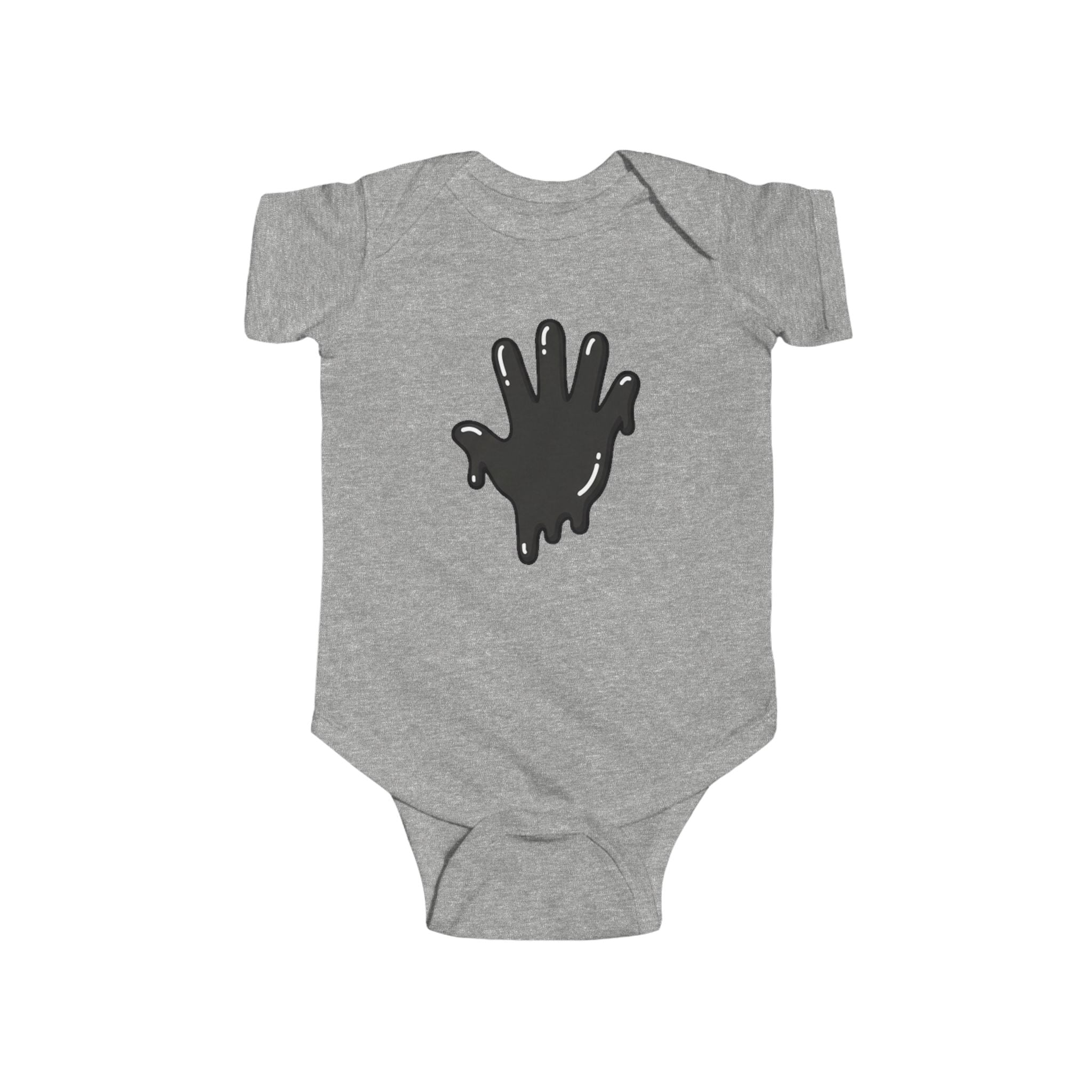 The Slime Shop Infant Fine Jersey Bodysuit — Royal Blue / Black Slime In 5