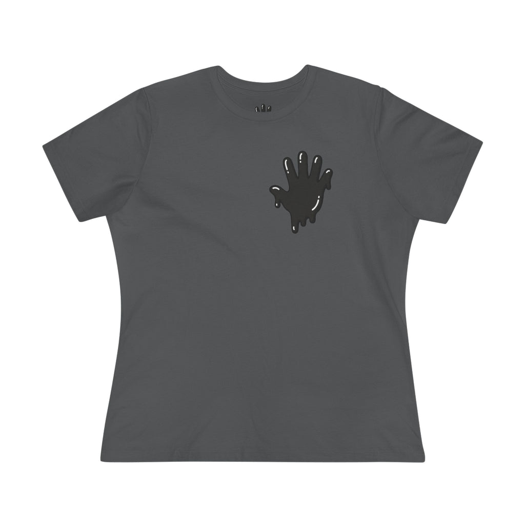 The Slime Shop Women's Tee — White / Black Slime In 5
