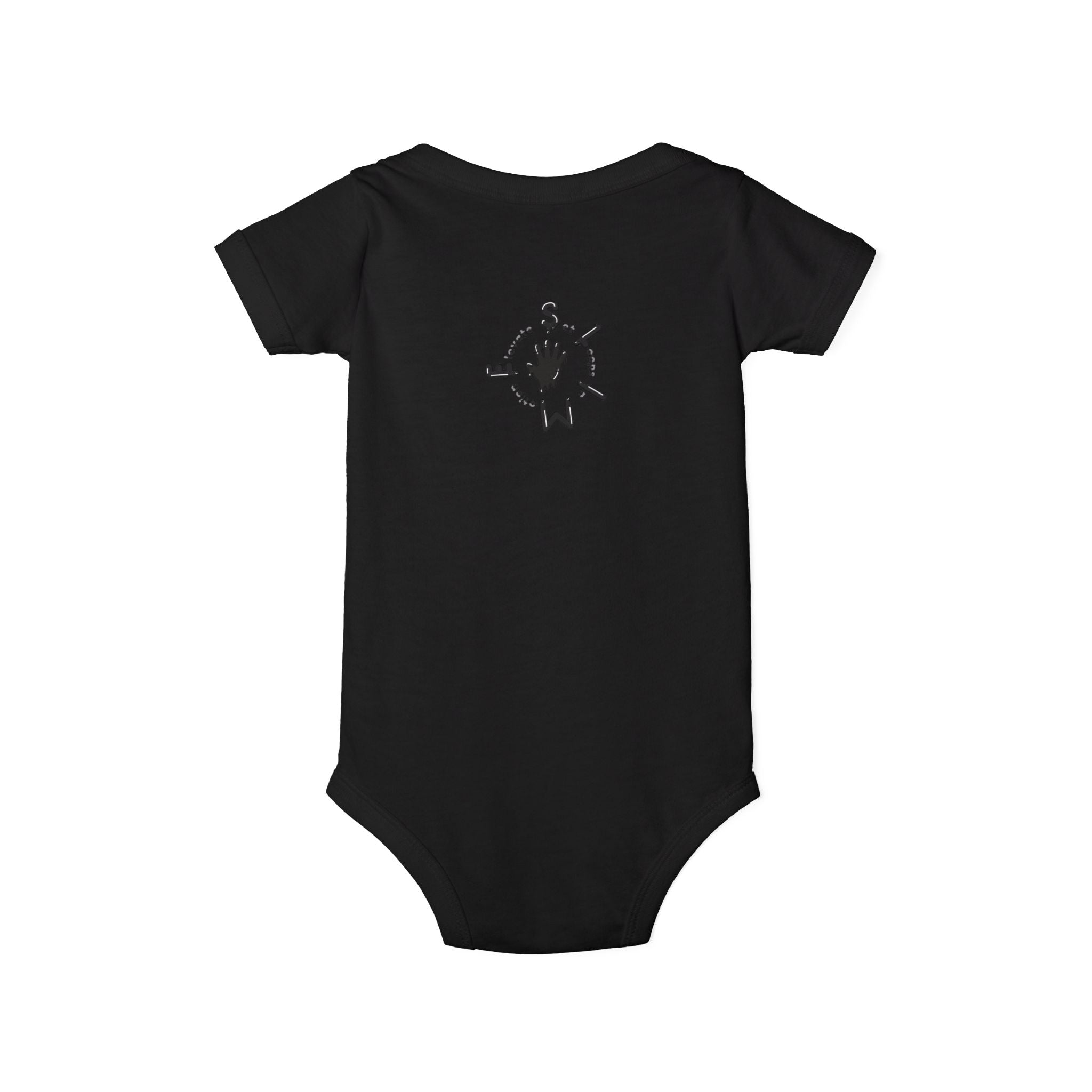 The Slime Shop Infant Jersey One Piece — Heather Grey / Black Slime Sircle