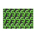 The Slime Shop Double Sided Flag — Black / Green Slime S