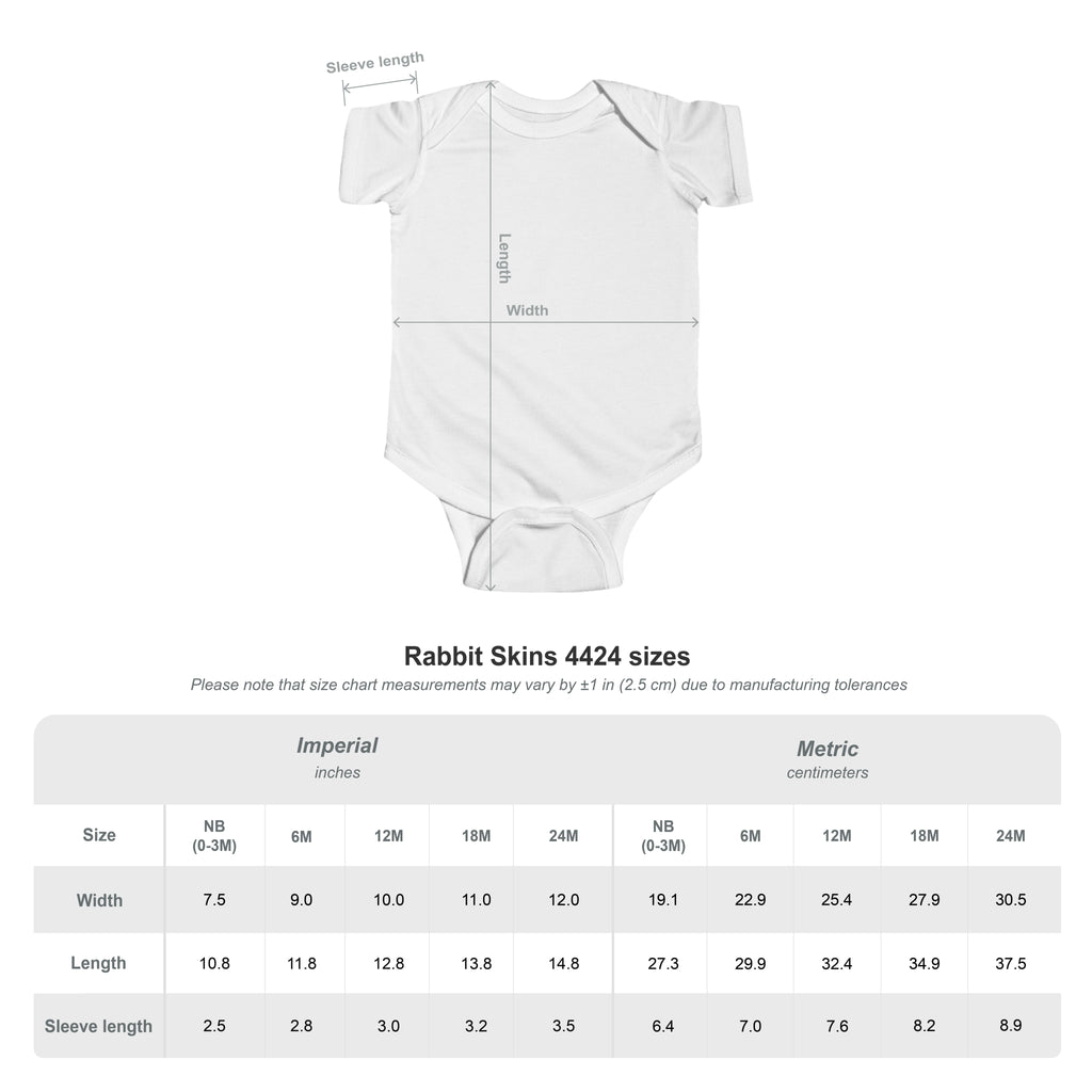 The Slime Shop Infant Fine Jersey Bodysuit — Royal Blue / Black Slime In 5