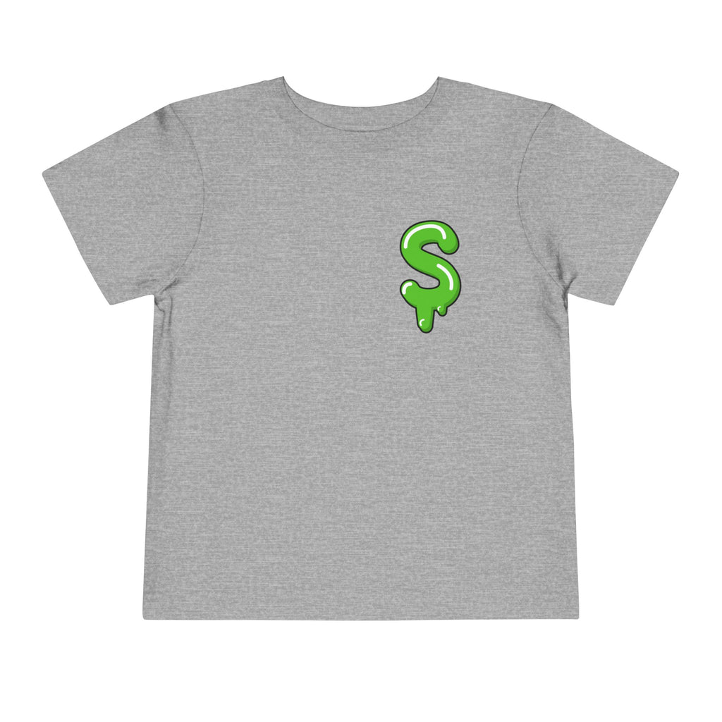 The Slime Shop Toddler Tee — Athletic Heather / Green Slime Sircle