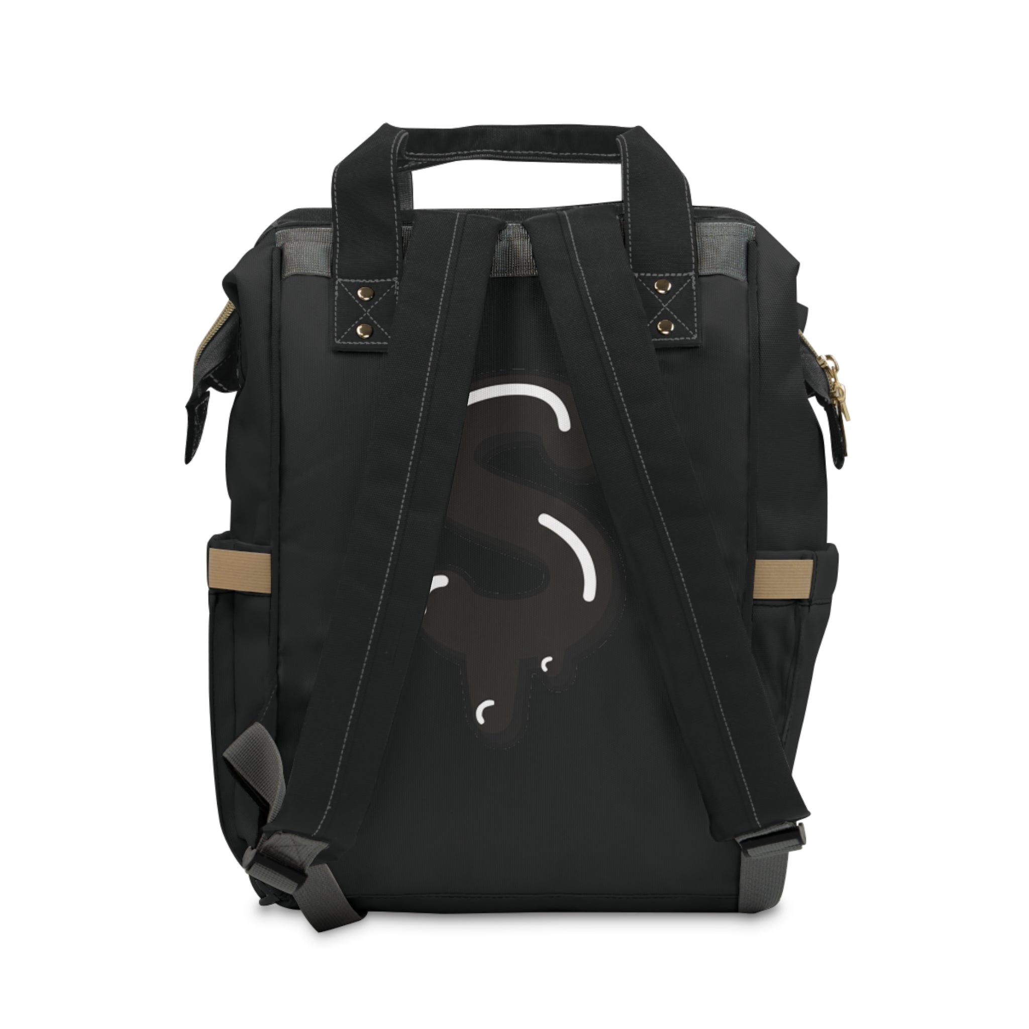 The Slime Shop Diaper Backpack — Black / Blackout Slime Sircle