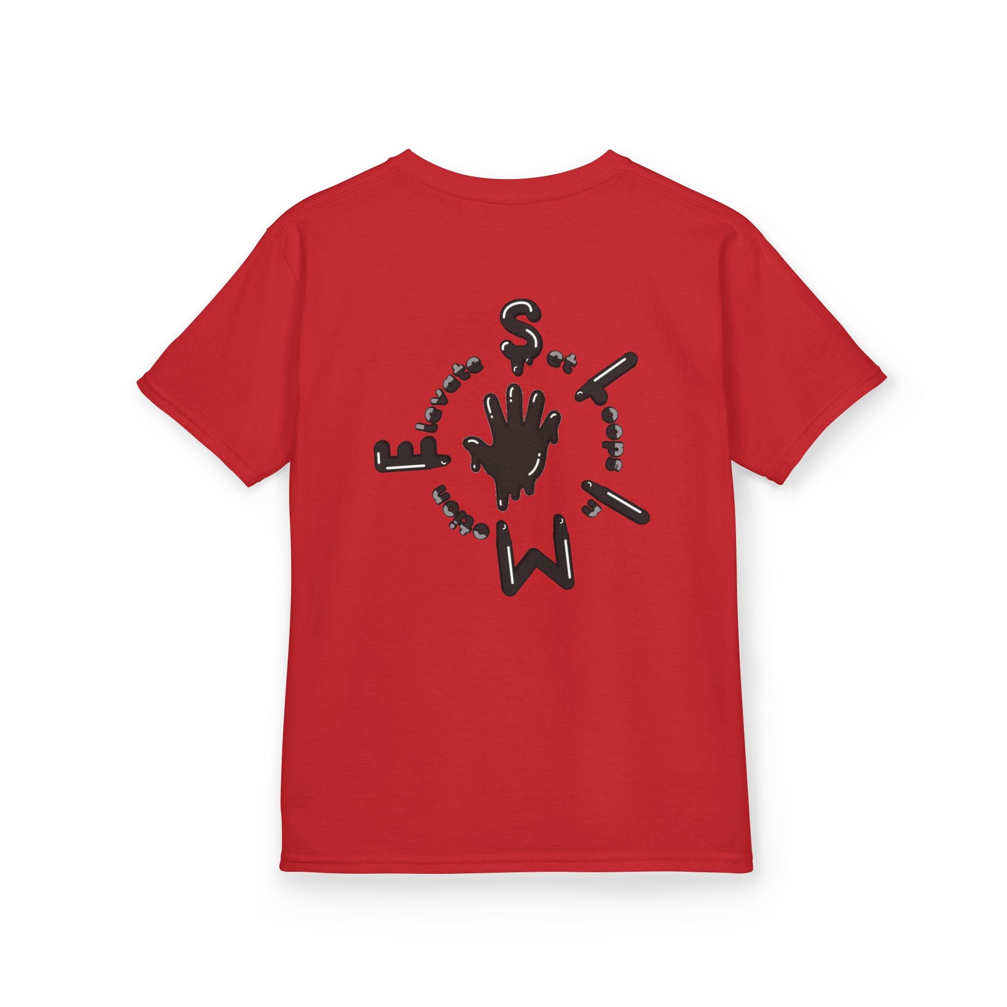 The Slime Shop Kids Tee — Grey / Black Slime Sircle