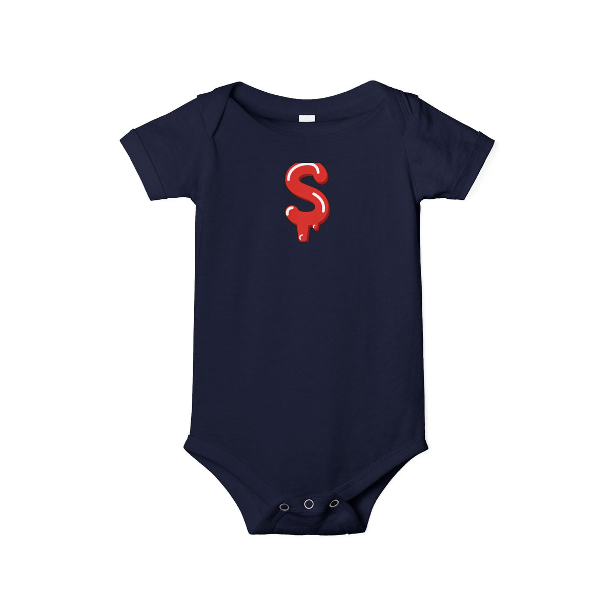 Infant Red/Slime$ Jersey One Piece