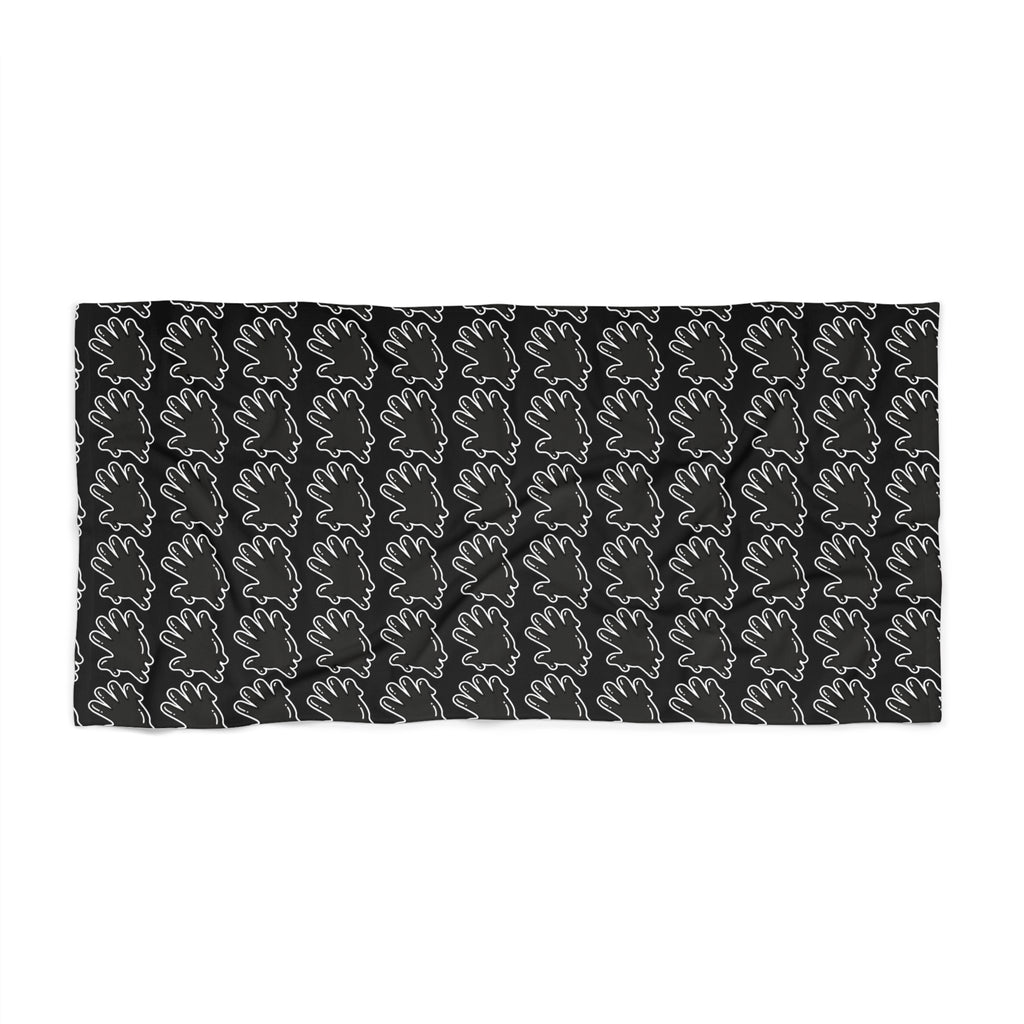 Black/Si5 Beach Towel