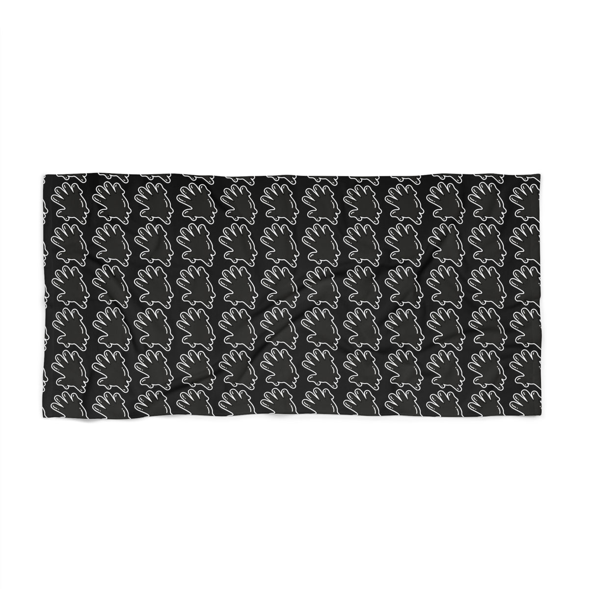 Black/Si5 Beach Towel
