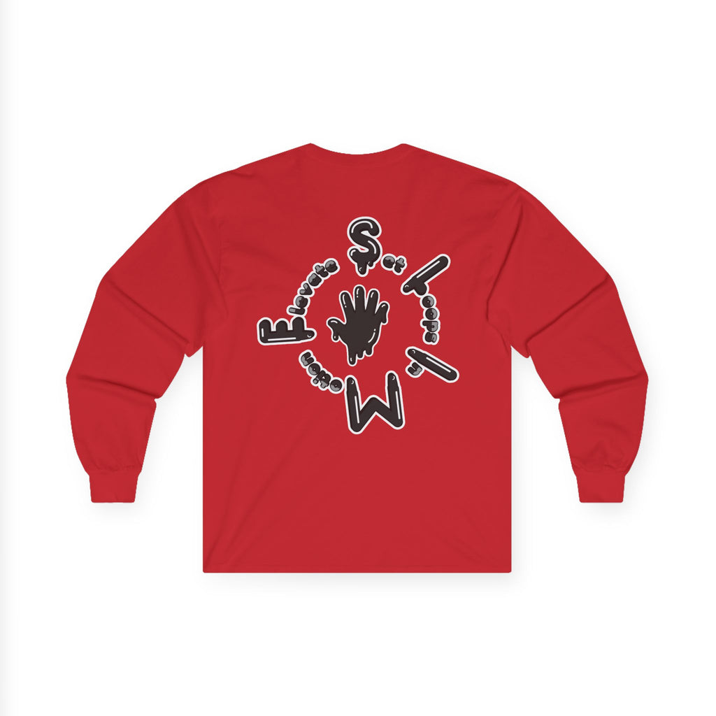 The Slime Shop Black Slime Sircle  Unisex Ultra Cotton Long Sleeve Tee