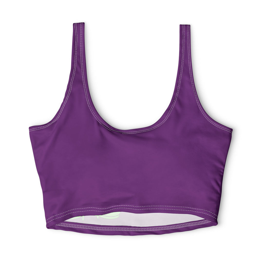 Polyester Purple/SlimemanGzzz Sports Bra