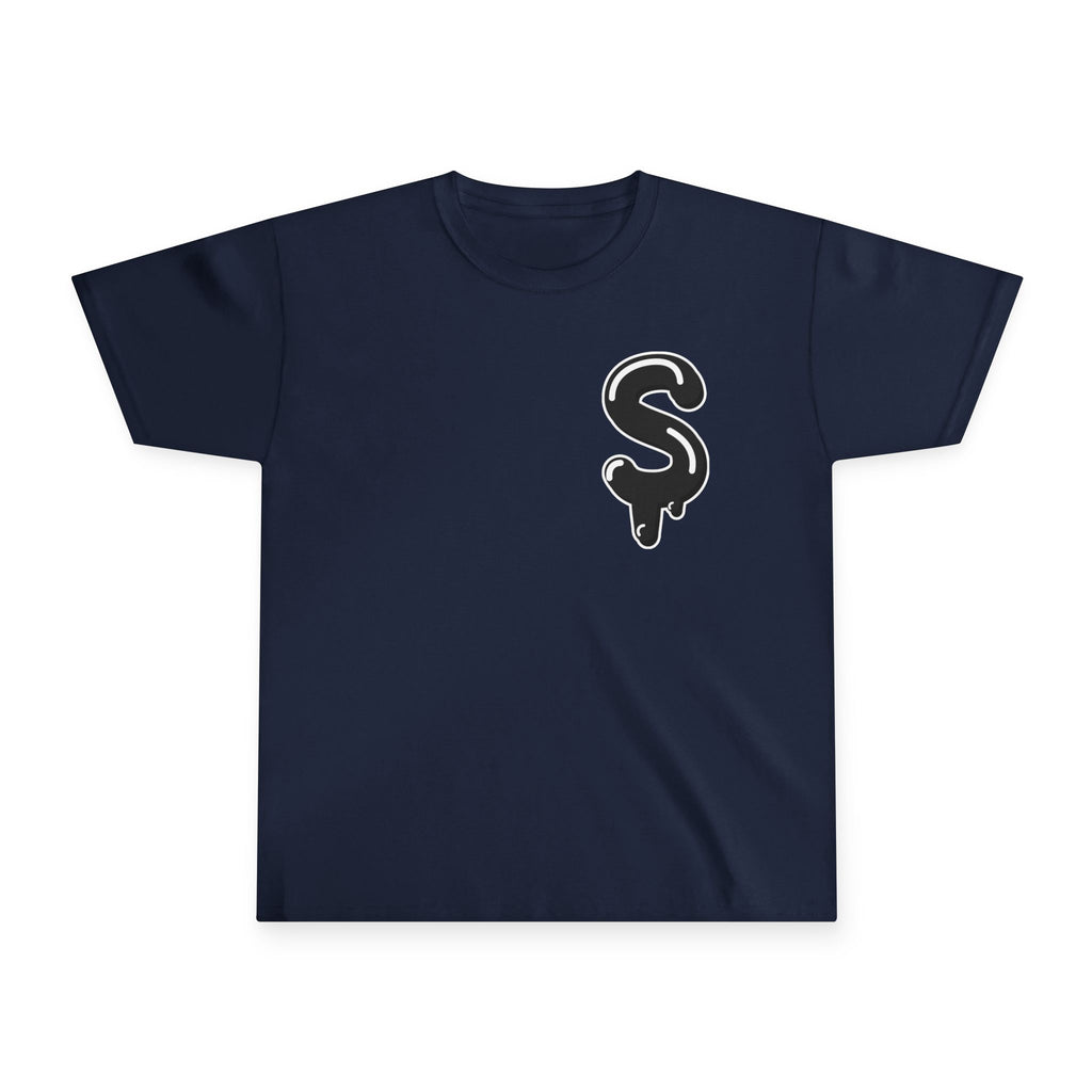 Youth Black/Slime Ultra Cotton Tee