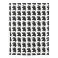 The Slime Shop Baby Swaddle Blanket — White / Black Slime In 5