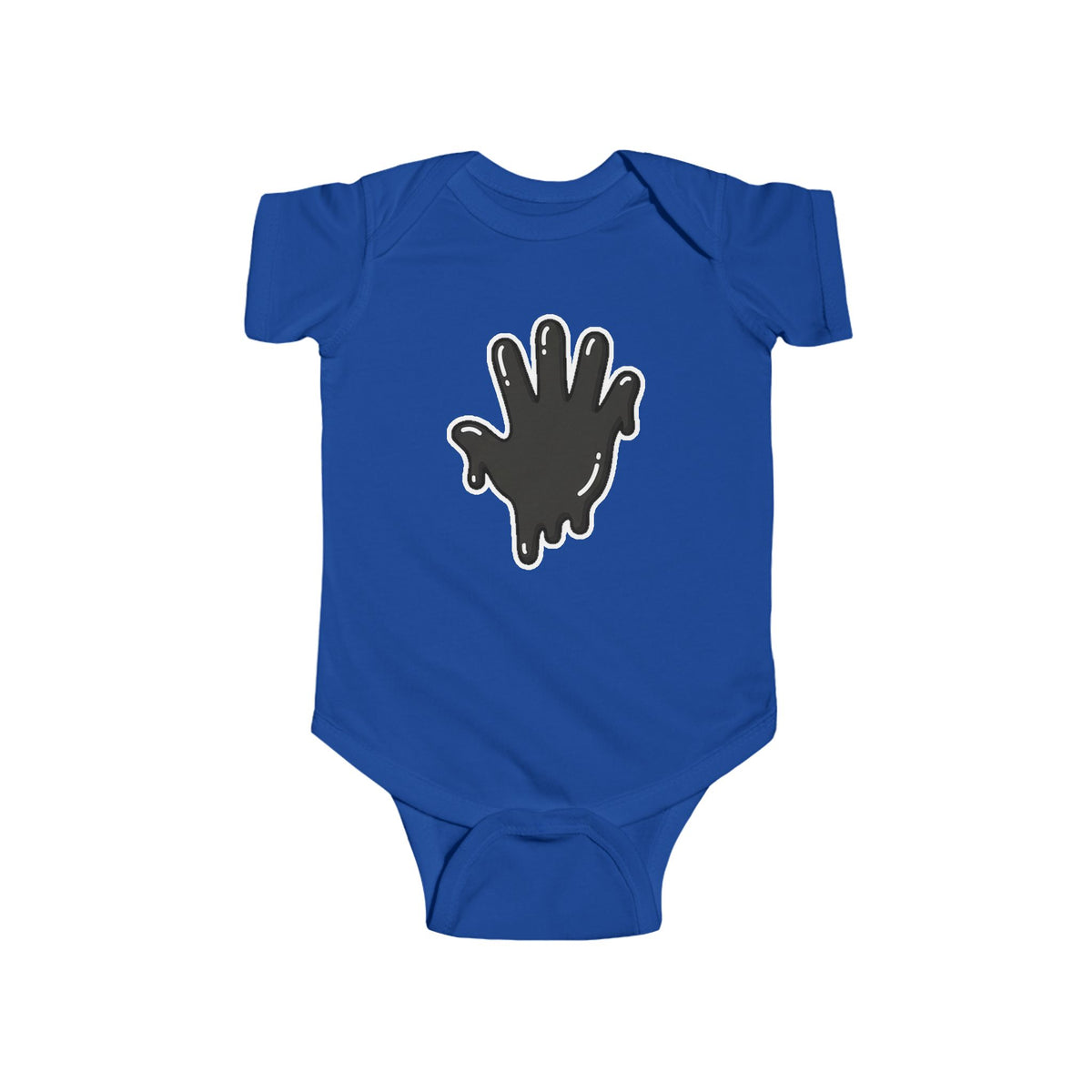 Infant Black/Si5 Fine Jersey Bodysuit