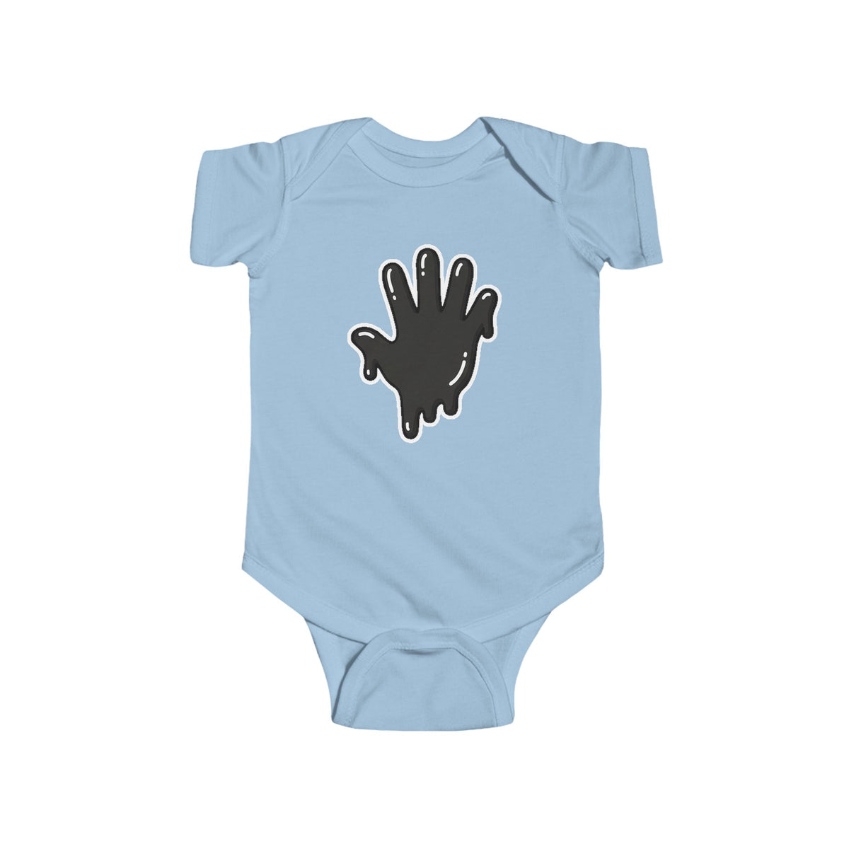 Infant Black/Si5 Fine Jersey Bodysuit