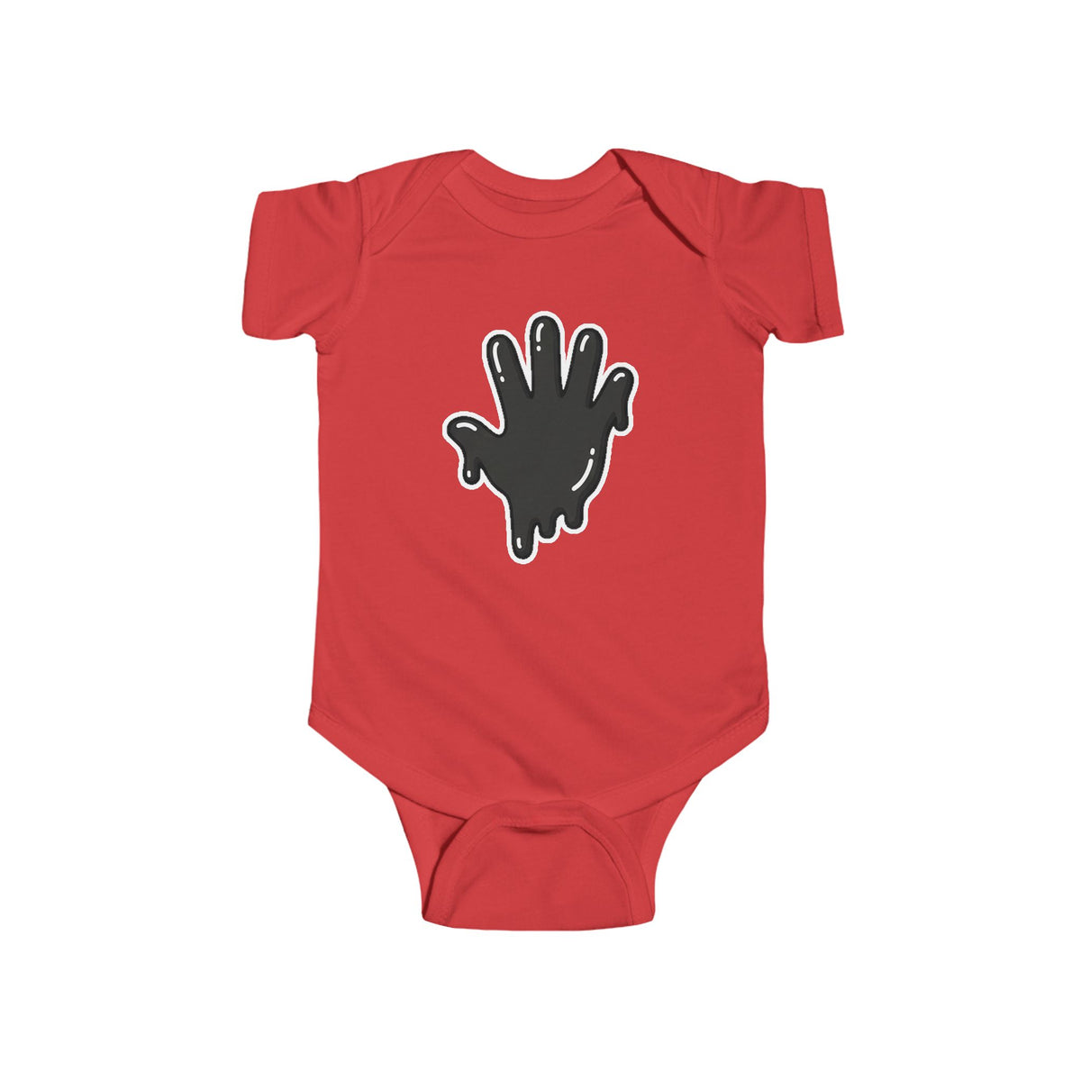 Infant Black/Si5 Fine Jersey Bodysuit