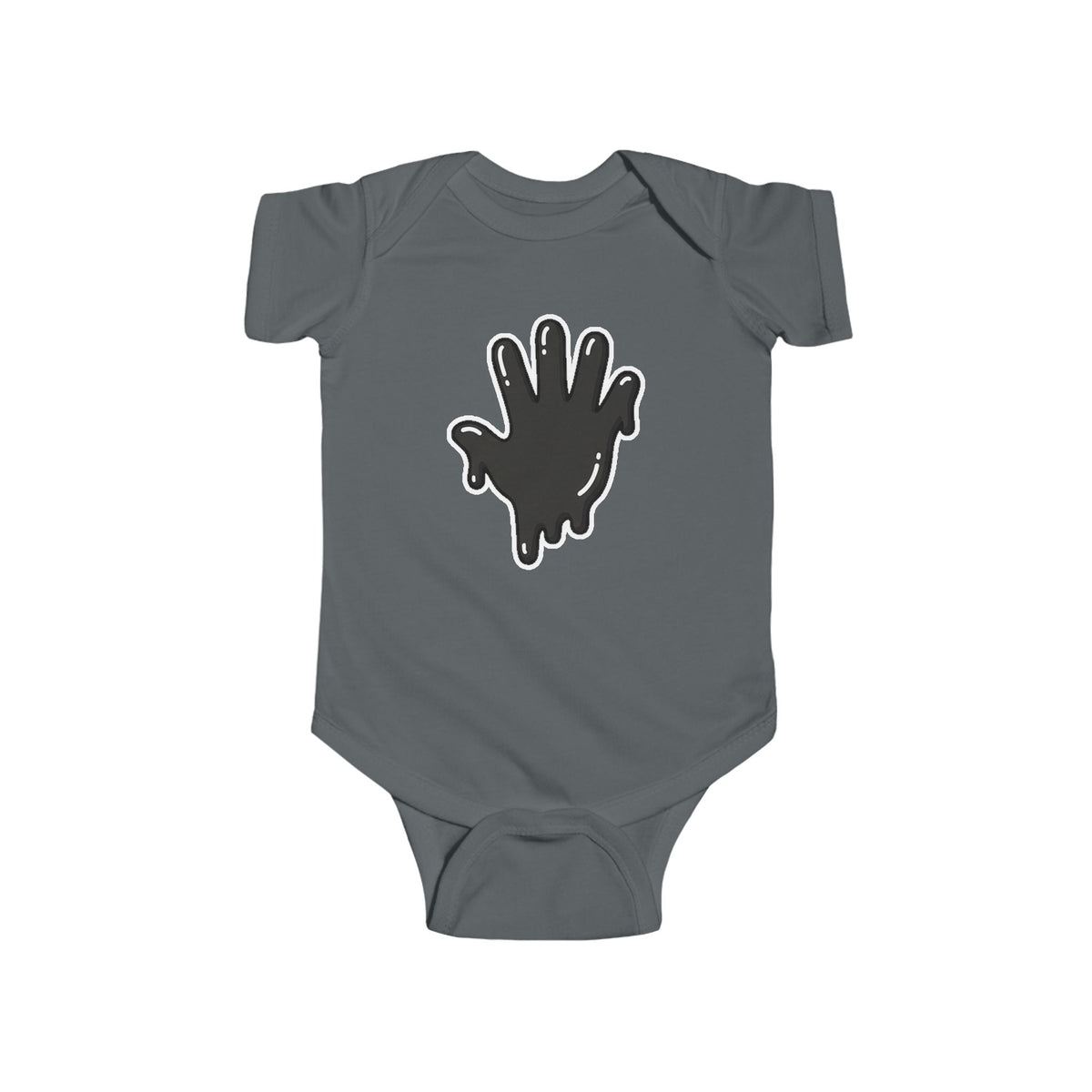 Infant Black/Si5 Fine Jersey Bodysuit