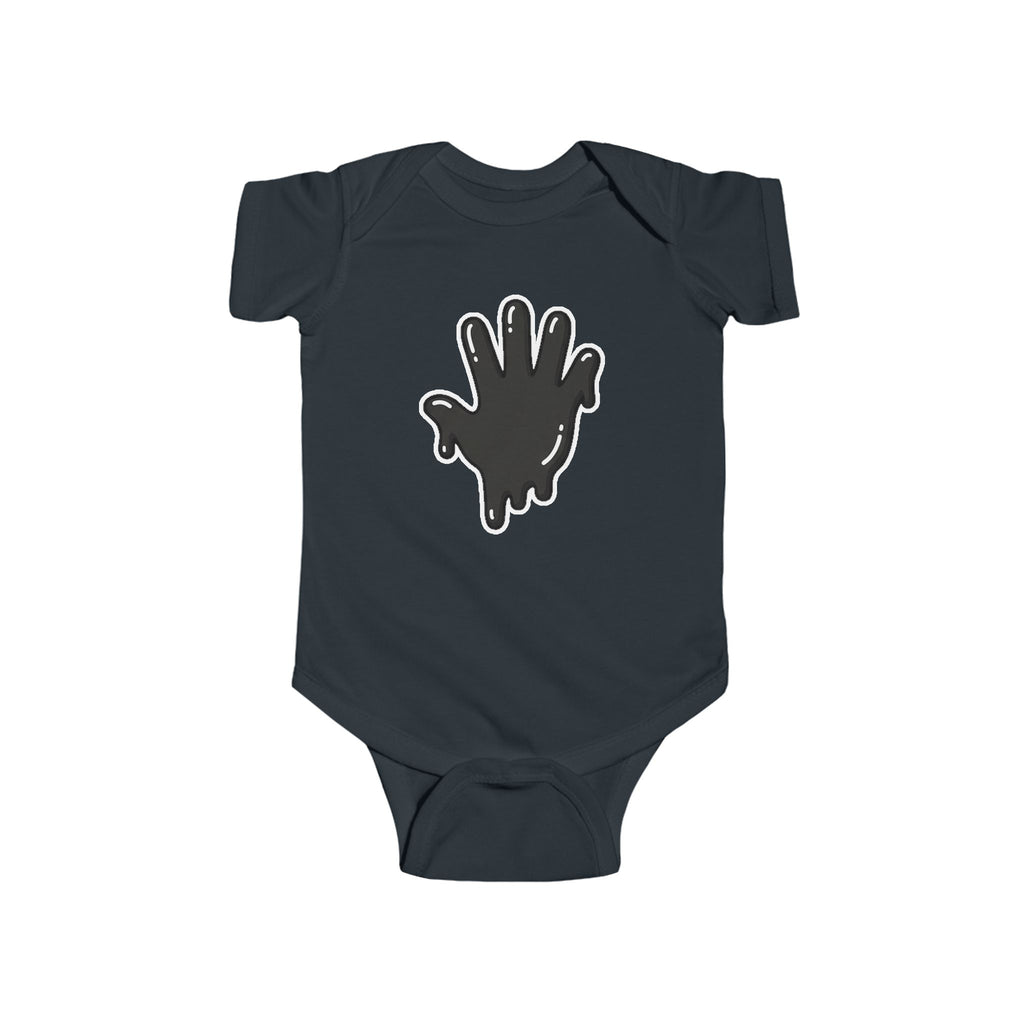 Infant Black/Si5 Fine Jersey Bodysuit