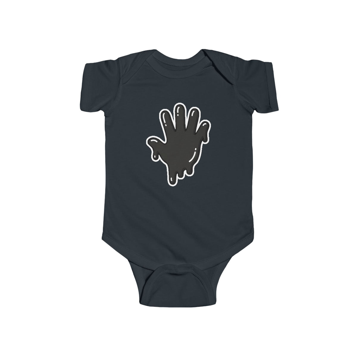 Infant Black/Si5 Fine Jersey Bodysuit