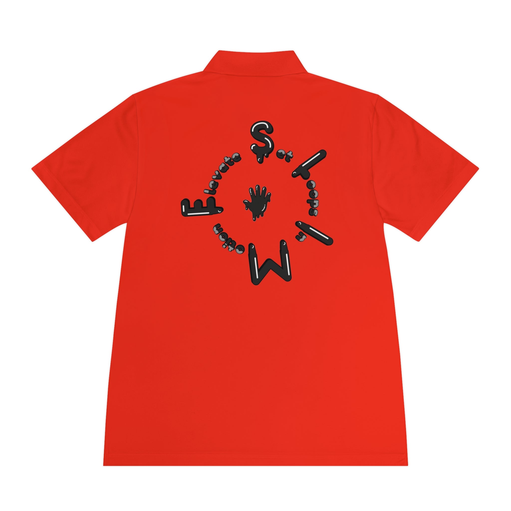The Slime Shop Sport Polo — Lime Green / Black Slime Sircle
