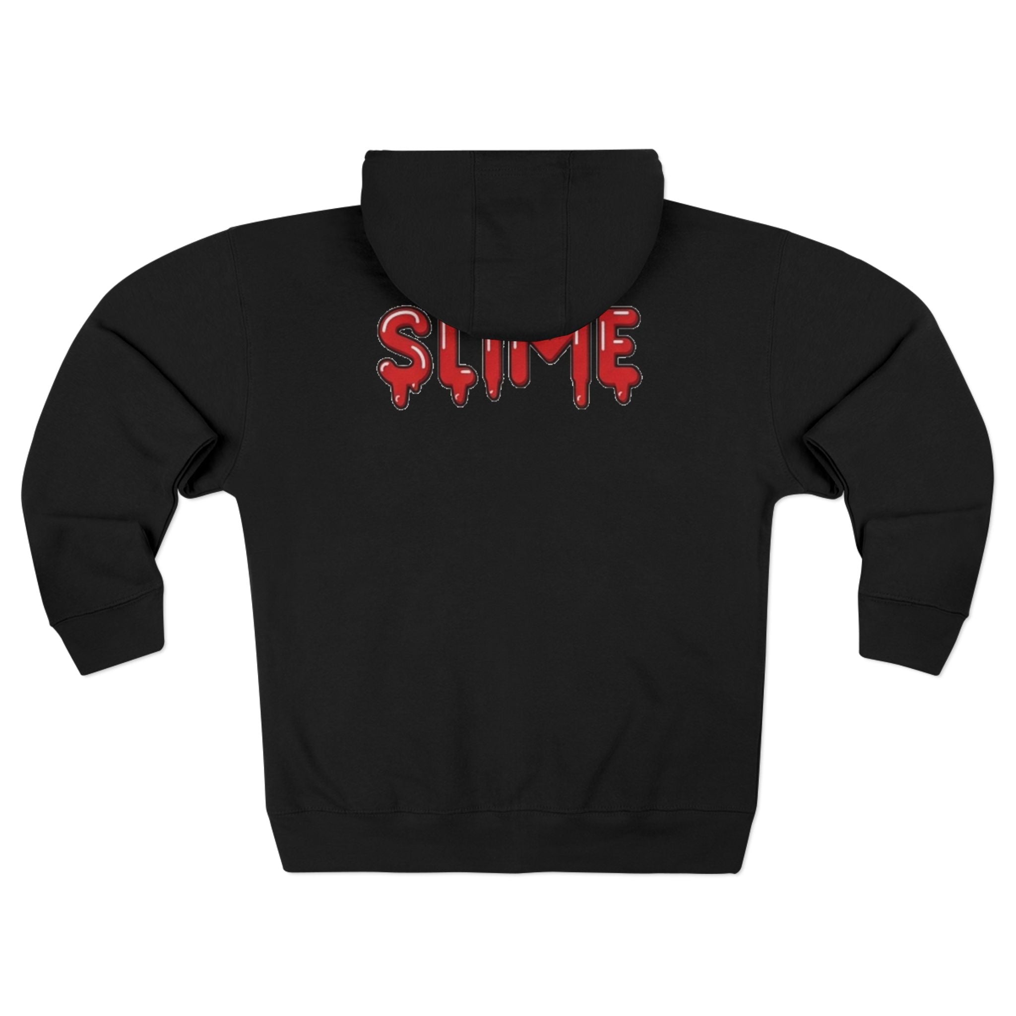 The Slime Shop Zip Hoodie — Heather / Red Slime In 5
