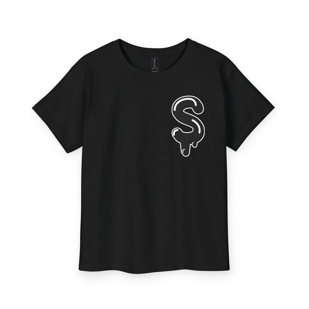 Youth Black/Slime Ultra Cotton Tee