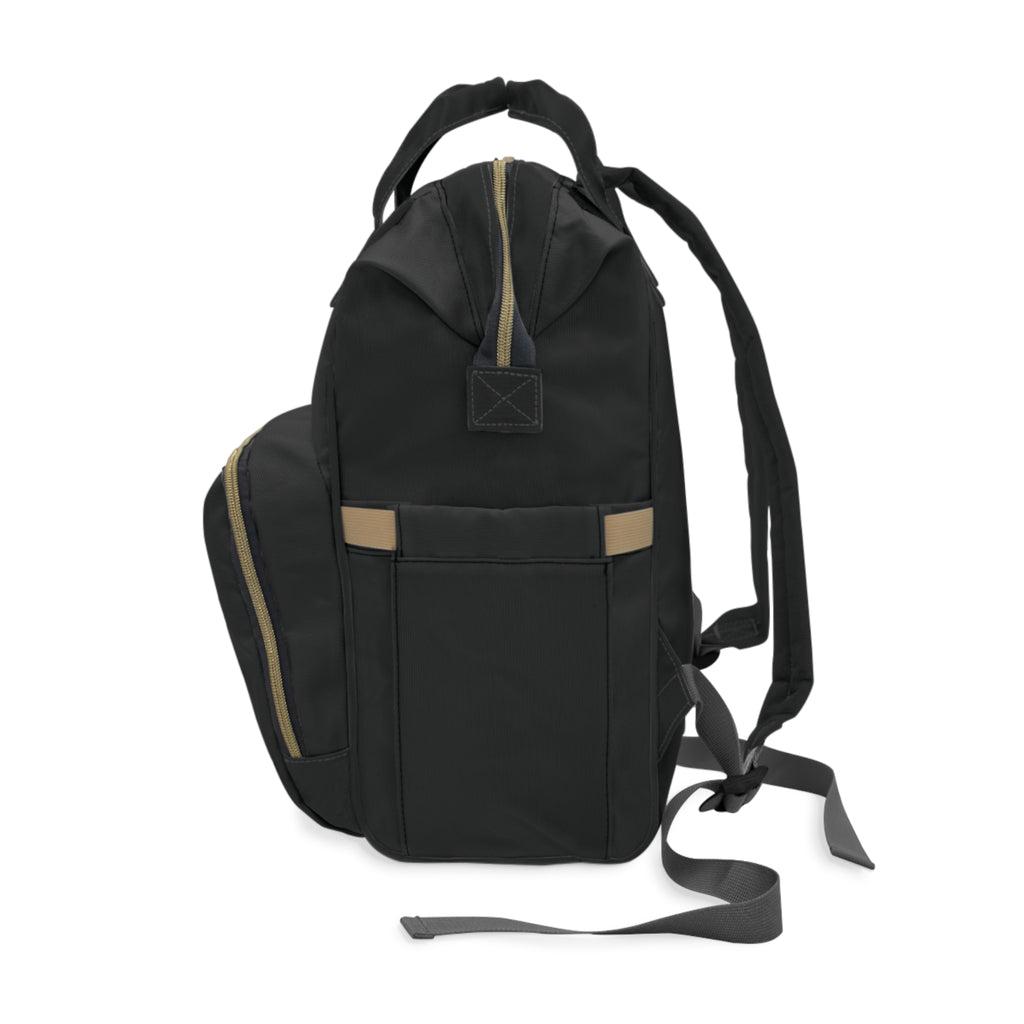 The Slime Shop Diaper Backpack — Black / Blackout Slime Sircle