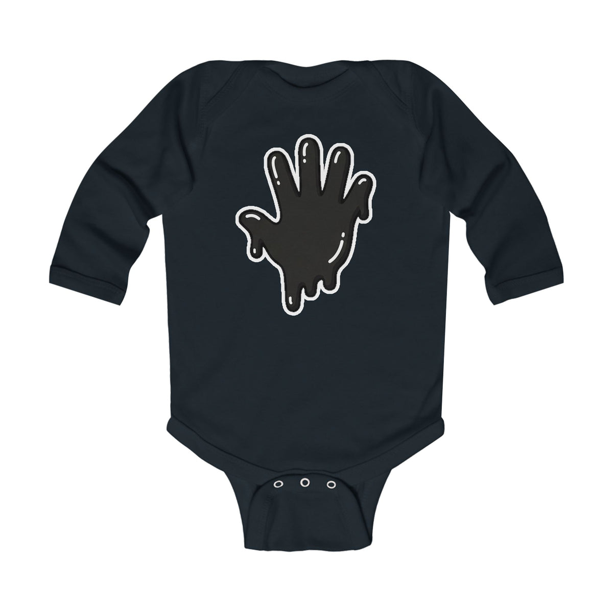 Black Slime In 5 Infant Long Sleeve Bodysuit