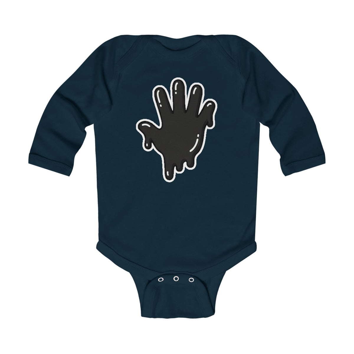 Black Slime In 5 Infant Long Sleeve Bodysuit