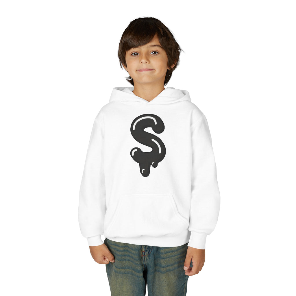 The Slime Shop Youth Hoodie — Royal Blue / Black Slime $
